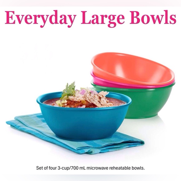❇️Sold Out❇️ Tupperware Legacy Reheatable Large Bowl Set - Picture 1 of 4